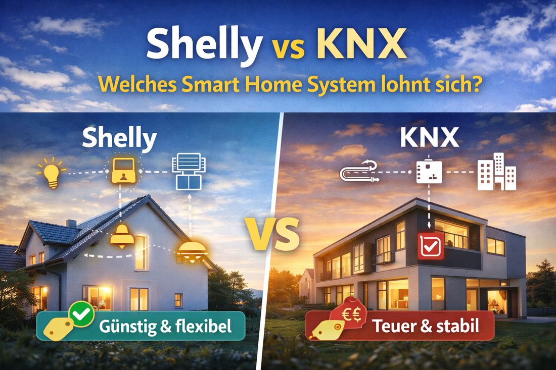 Shelly vs KNX – lohnt sich das Smart Home wirklich?