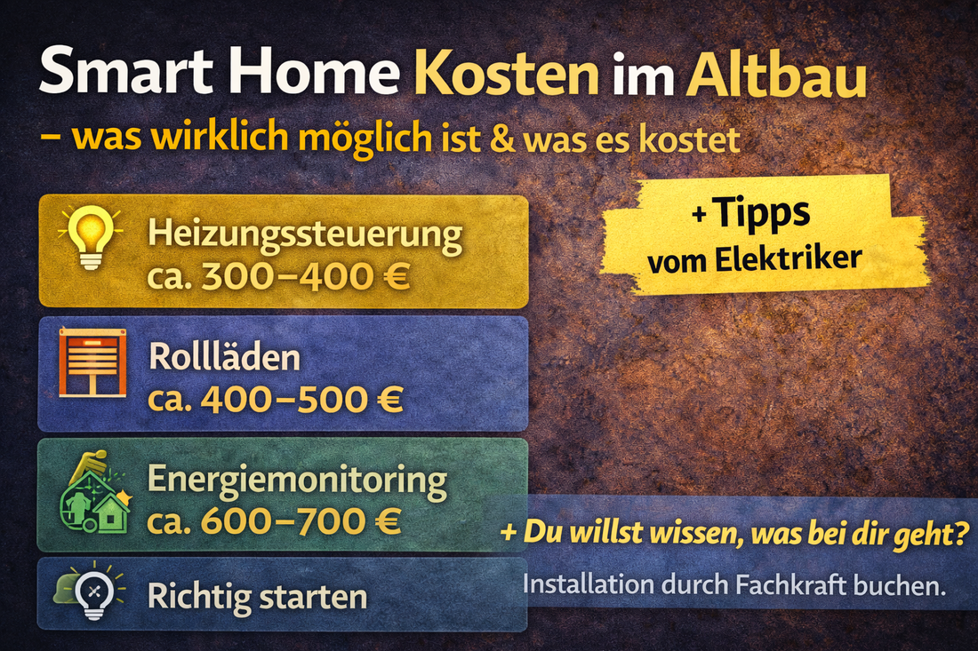 Smart Home Kosten im Altbau – was wirklich möglich ist & was es kostet