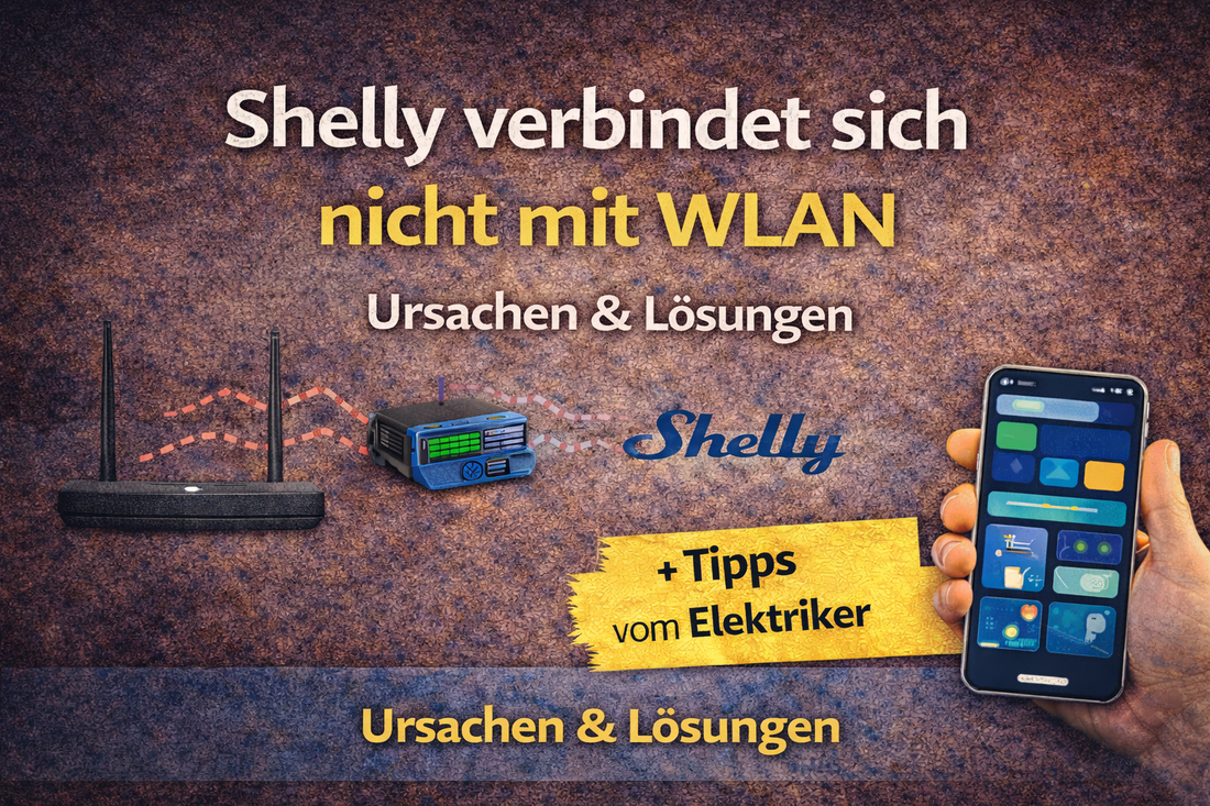 Shelly verbindet sich nicht mit WLAN – Ursachen & Lösungen aus der Praxis