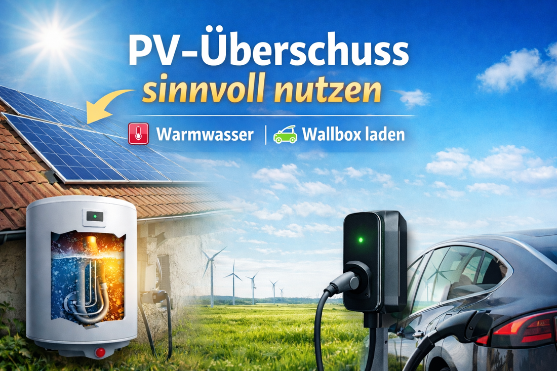 PV-Überschuss sinnvoll nutzen – Warmwasser & Wallbox intelligent steuern mit Shelly