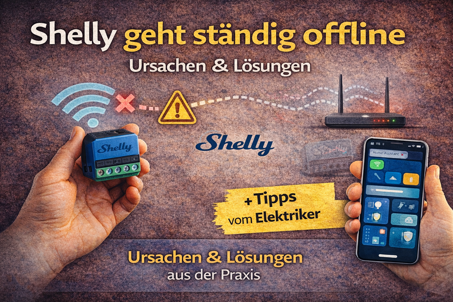 Shelly geht ständig offline – Ursachen & Lösungen aus der Praxis