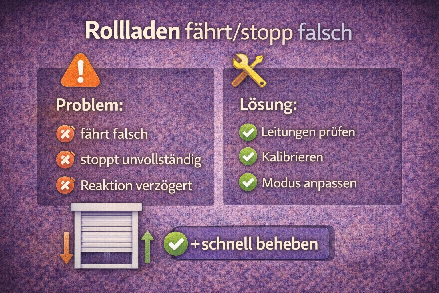 Rollladen fährt falsch oder stoppt falsch – typische Shelly Probleme lösen
