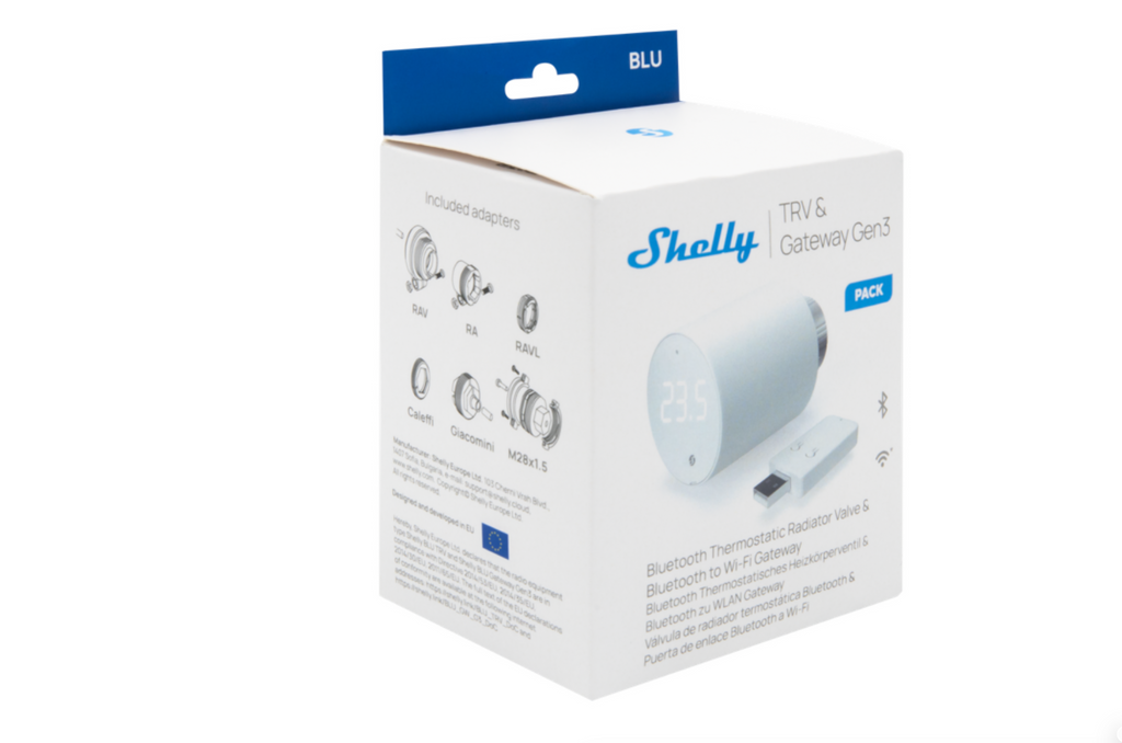 Shely BLU TRV Thermostat mit Gateway