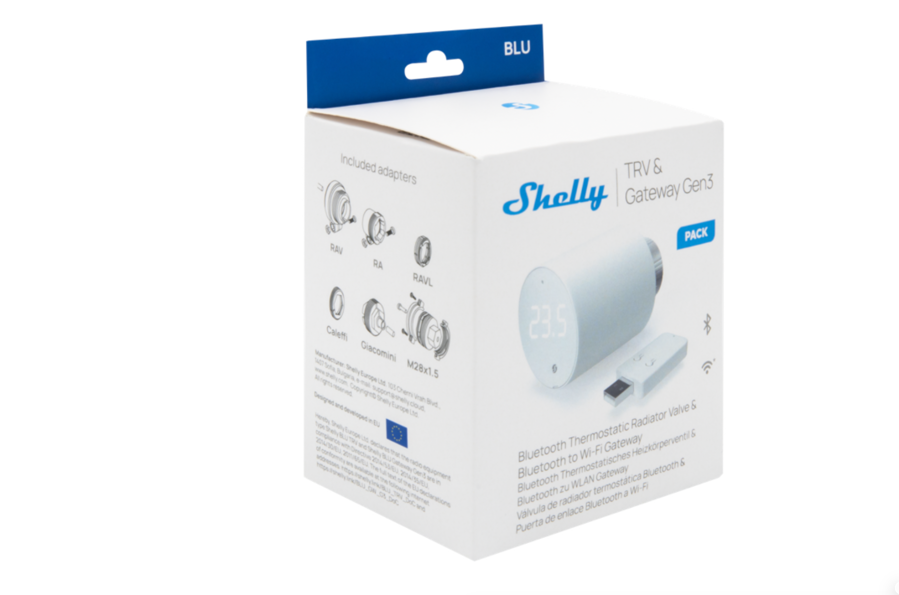 Shely BLU TRV Thermostat mit Gateway