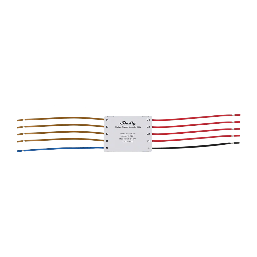 Shelly 4-Channel Decoupler 230V